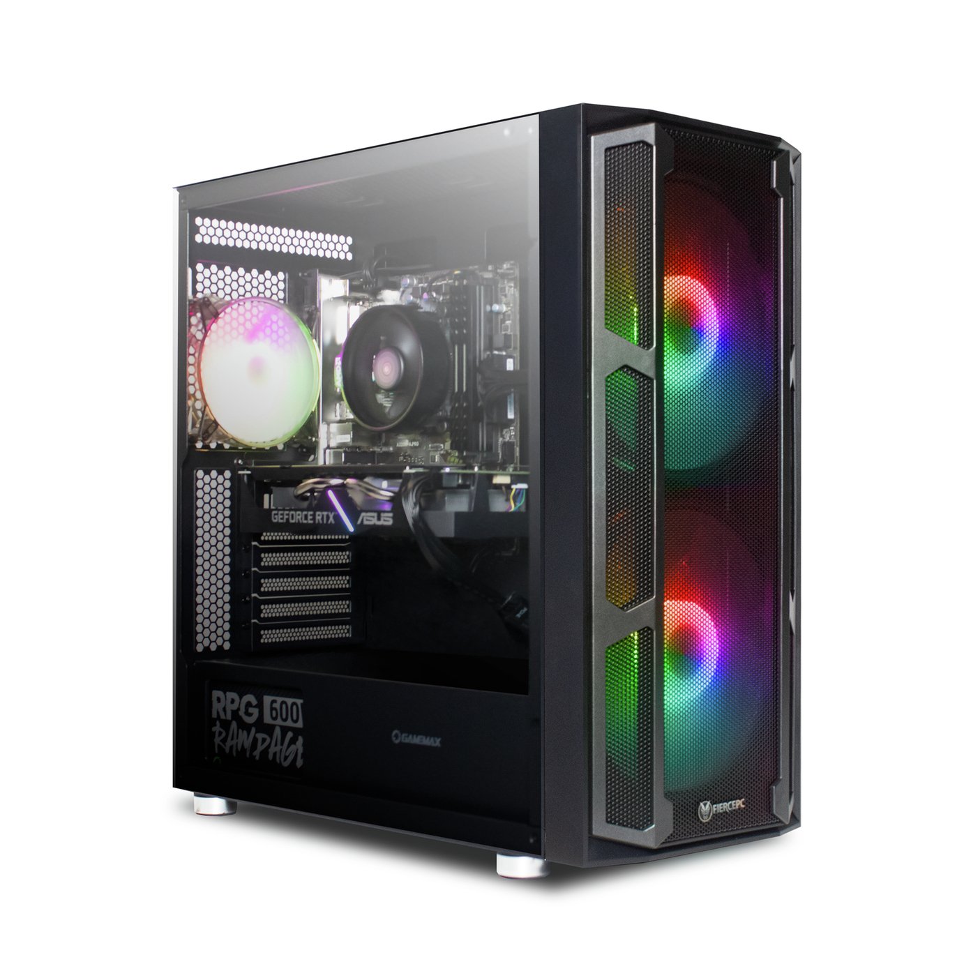 fierce thunder ryzen 5 16gb 500gb 1tb rtx3060 gaming pc