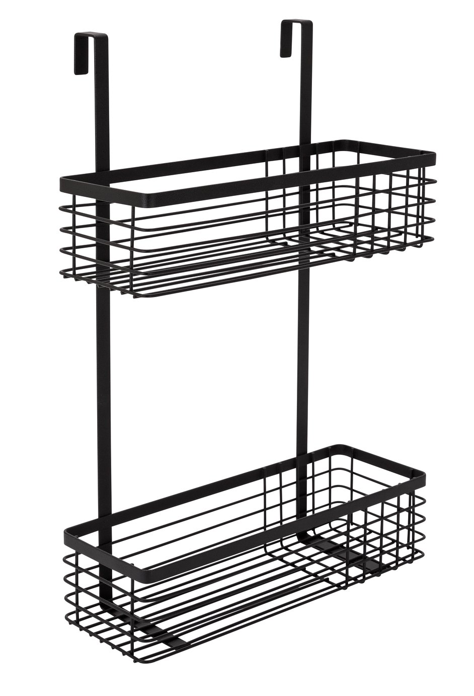 Argos Home 2 Tier Wire Shower Caddy - Black