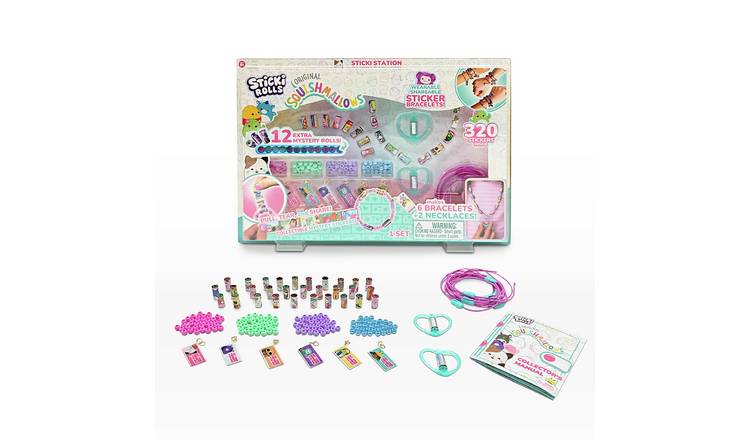 Sticki Rolls Squishmallows Sticki Station DIY Sticker Jewellery Kit
