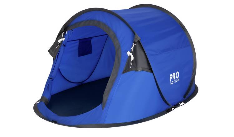 Buy Pro Action Pop Up 2 Man Tent Blue Tents Argos