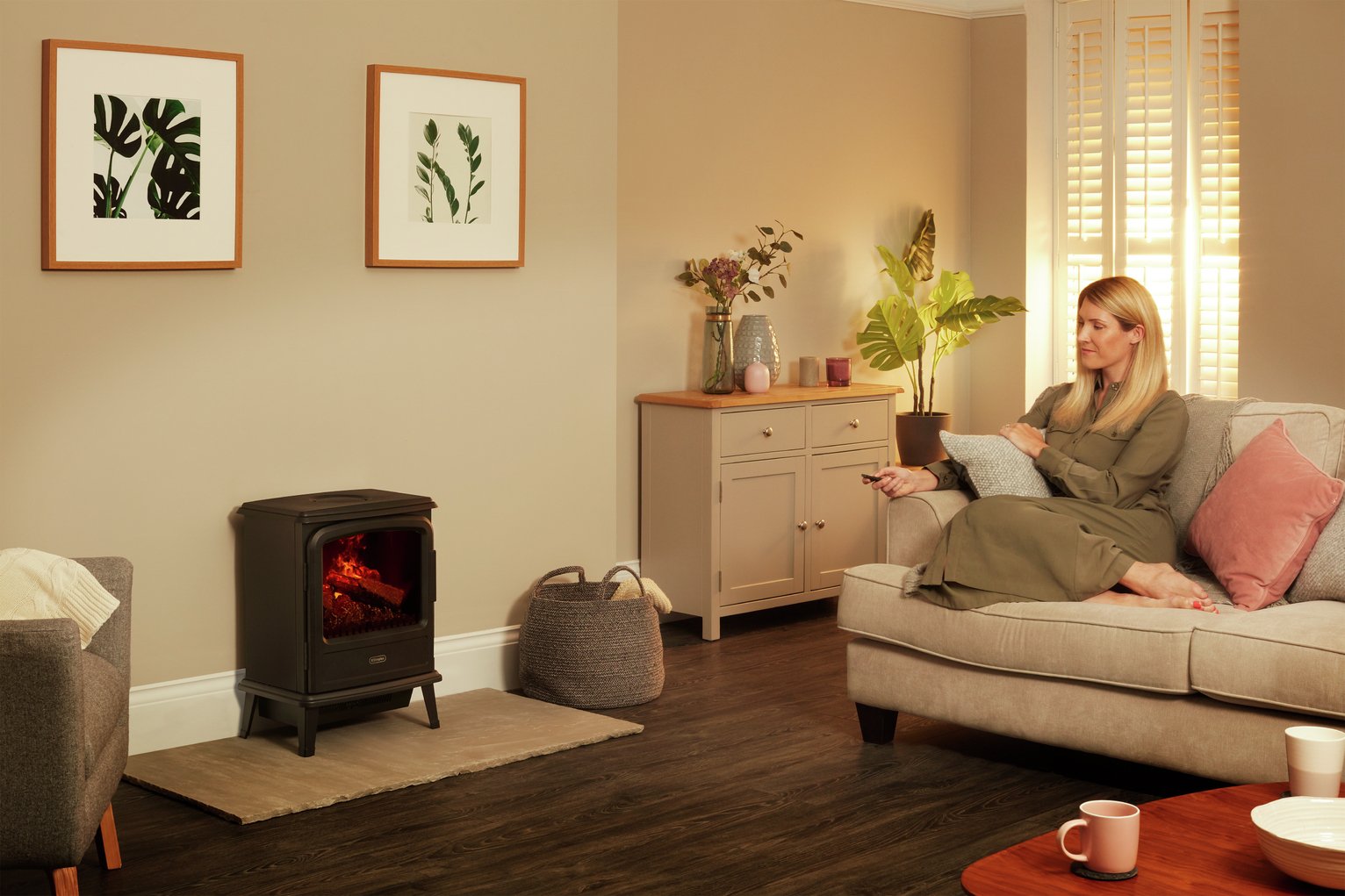 Dimplex Evandale 2kW Optimyst Electric Stove Fire Review