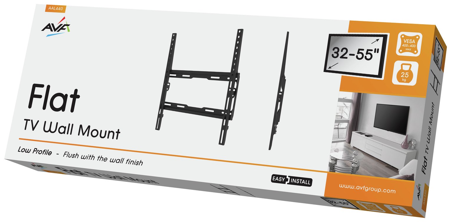 AVF Standard Flat to Wall Up to 55 Inch TV Wall Bracket Review