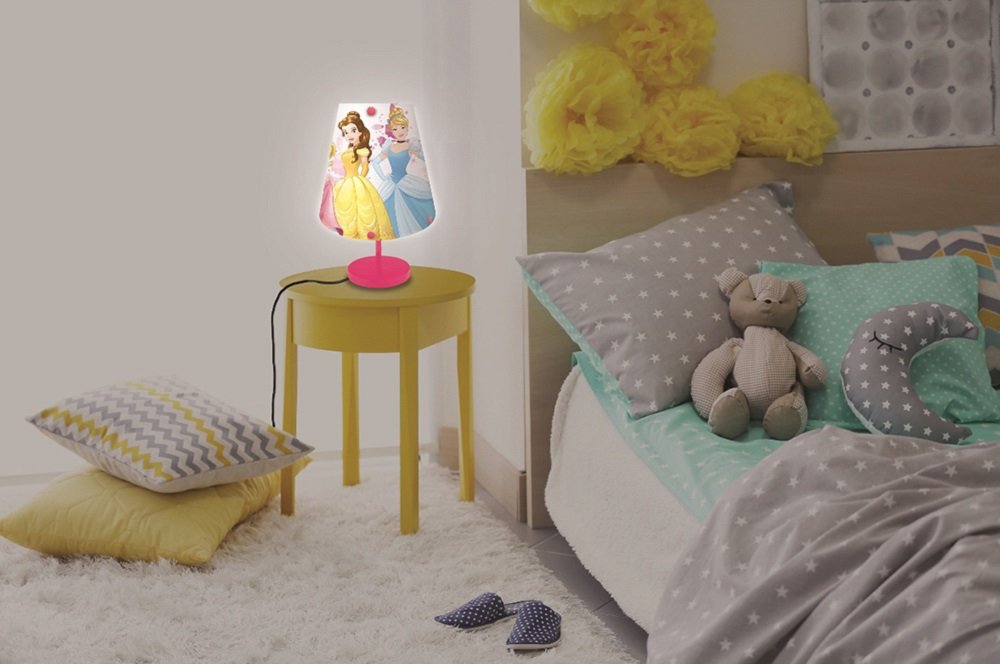 Disney Kids Princess Lamp - Pink