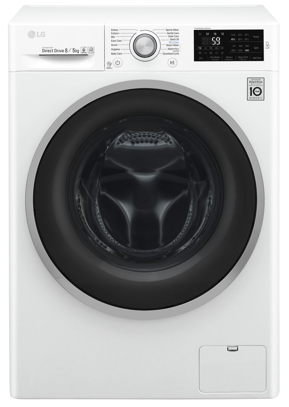 LG FWJ685WN 8KG / 5KG 1400 Spin Washer Dryer Review