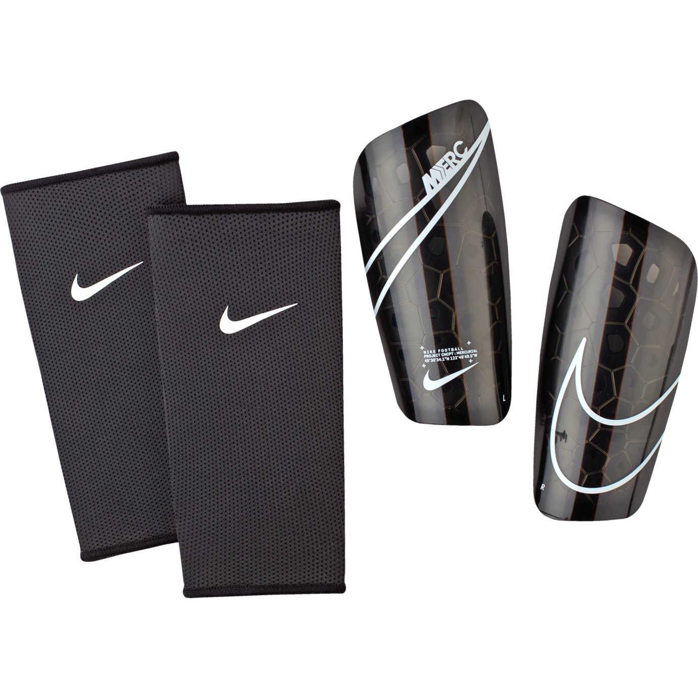 Nike Mercurial Lite Slip In Adult Shin Pads - Black