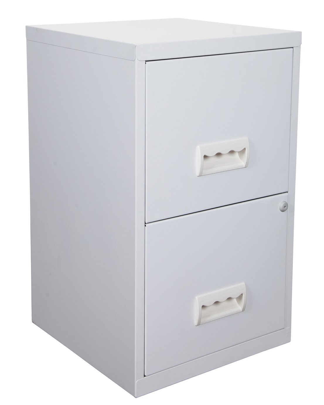 Pierre Henry 2 Drawer Filing Cabinet - Grey