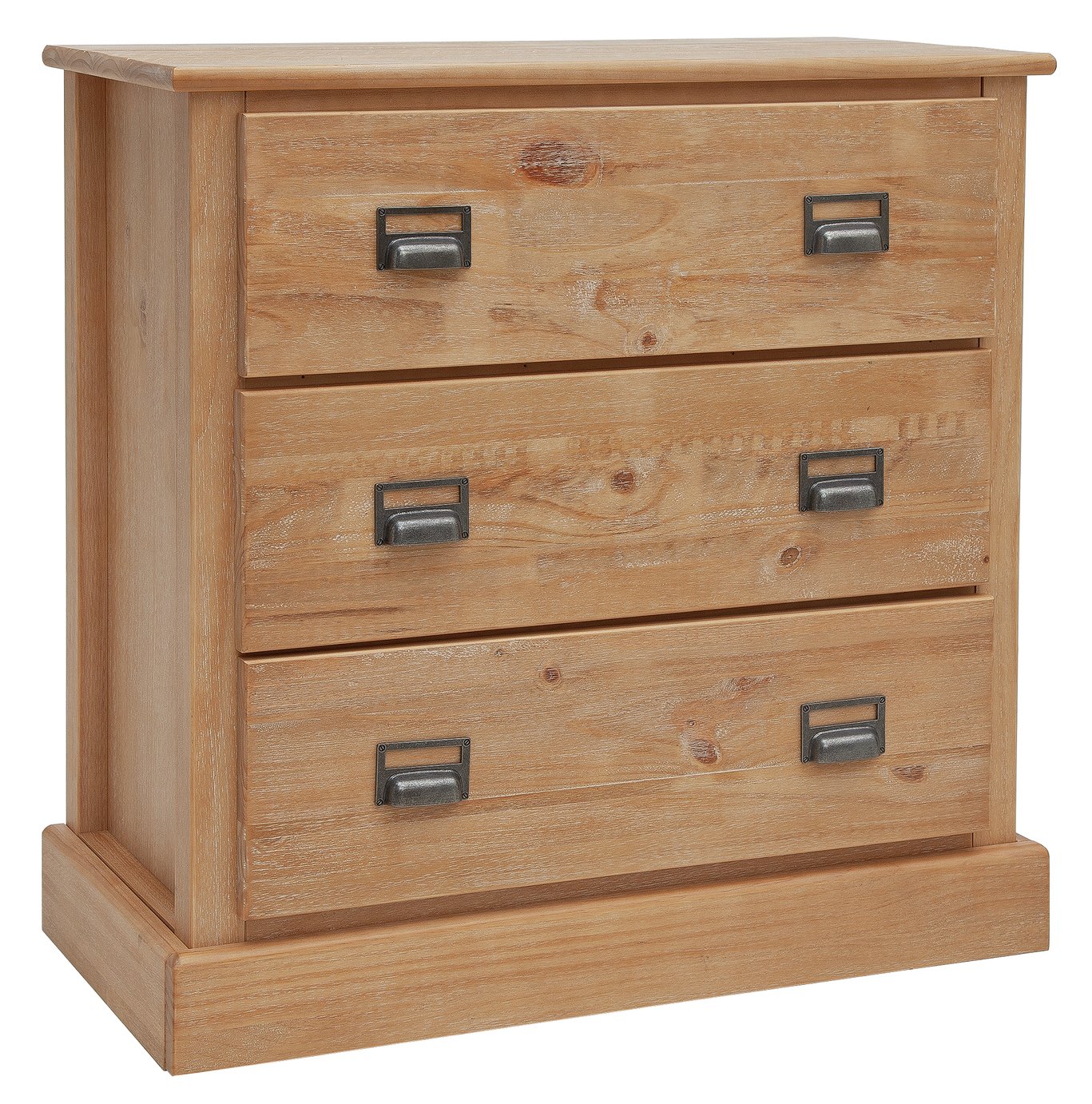 Argos Home Drury Light Pine 3 Drawer Chest of Drawers