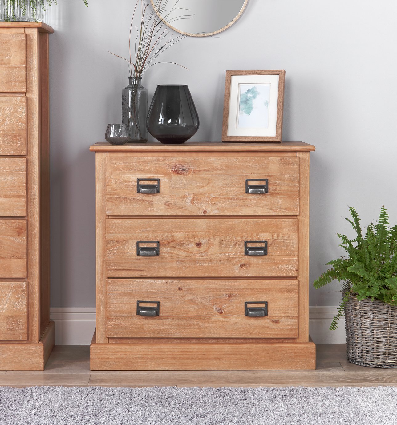 Argos Home Drury Light Pine 3 Drawer Chest of Drawers Review