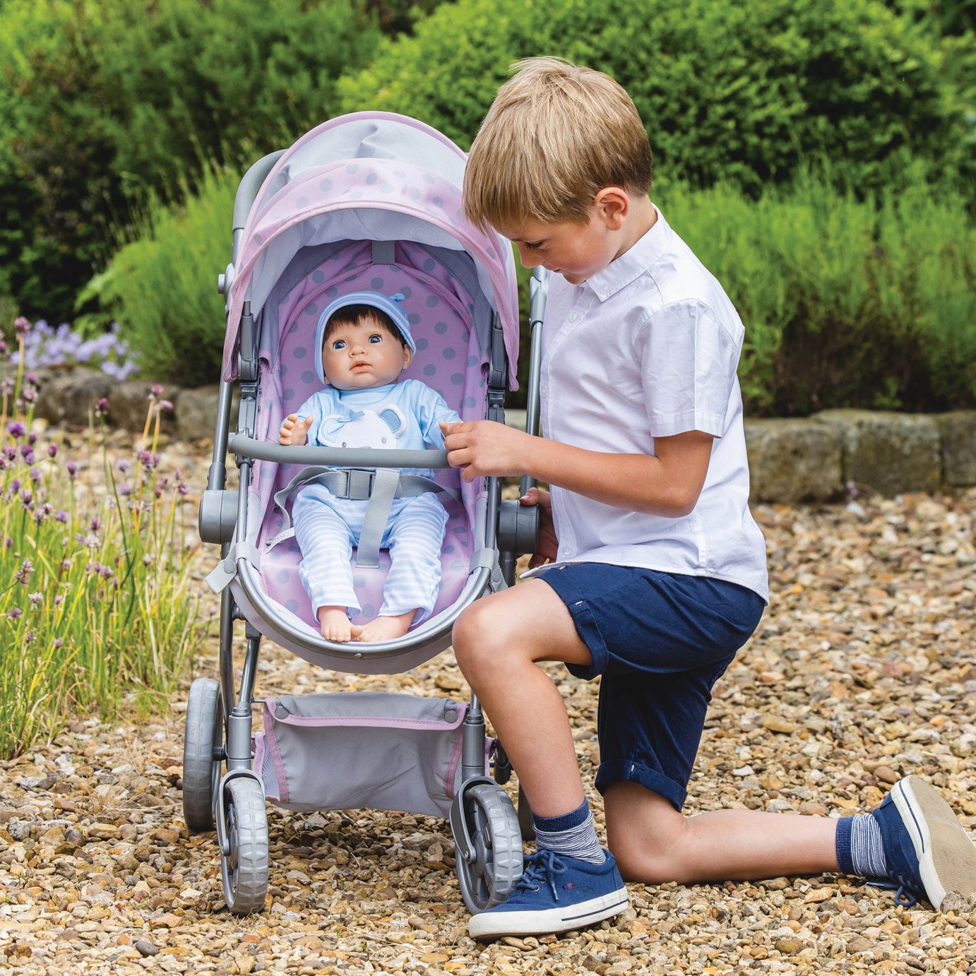 peppa pig doll stroller