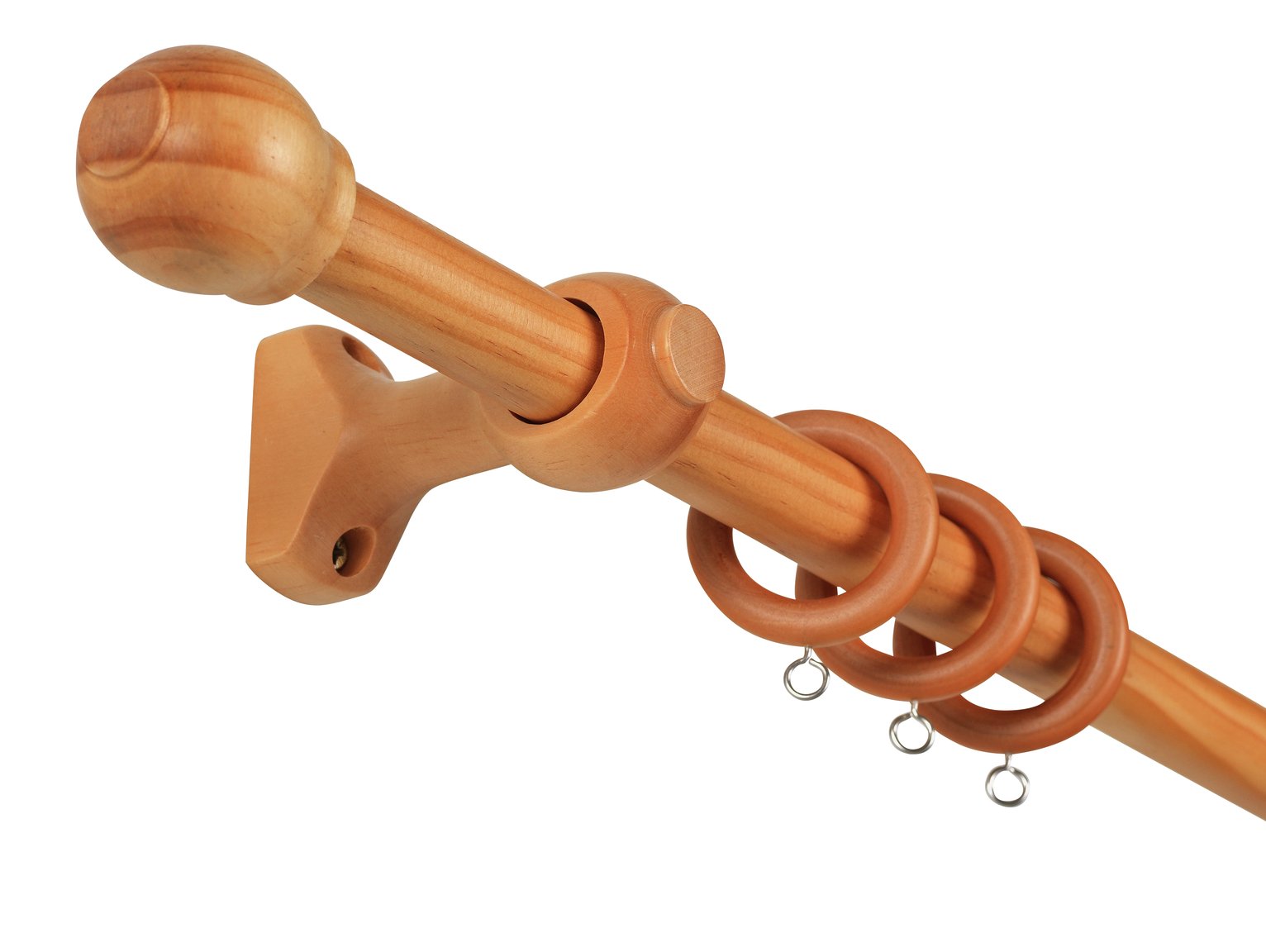 Argos Home 1.2m Wooden Curtain Pole Review