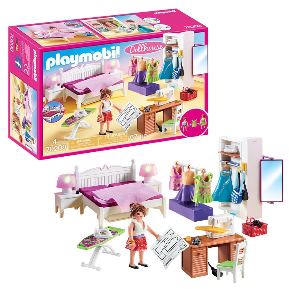 Playmobil 70208 Dollshouse Bedroom Sewing Corner Playset Review