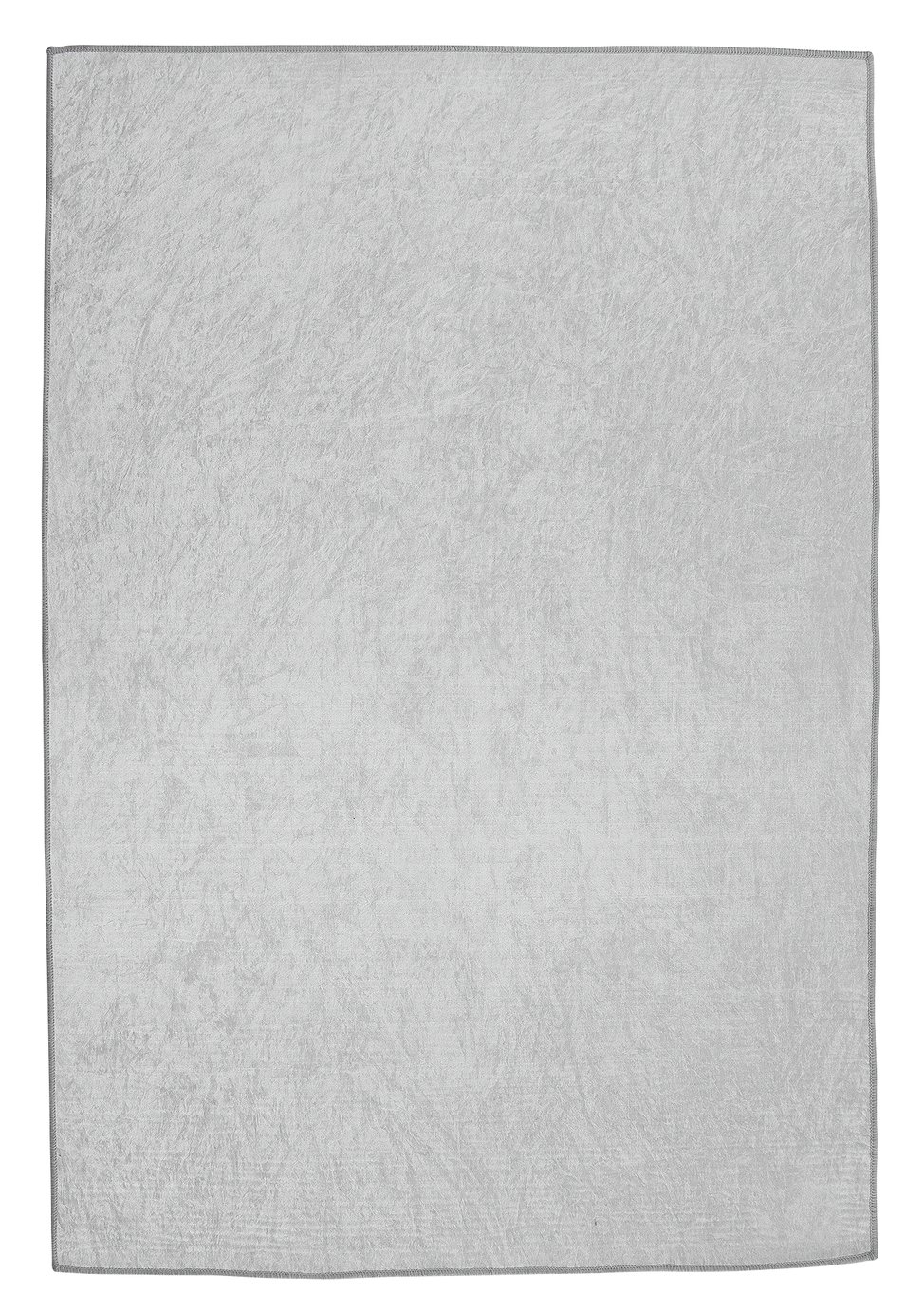 Argos Home Crushed Velvet Rug - 100x150cm - Flint Grey