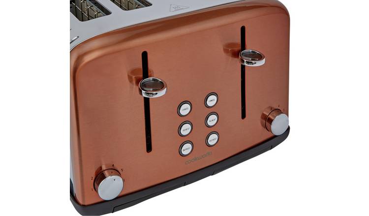 Copper 4 shop slice toaster