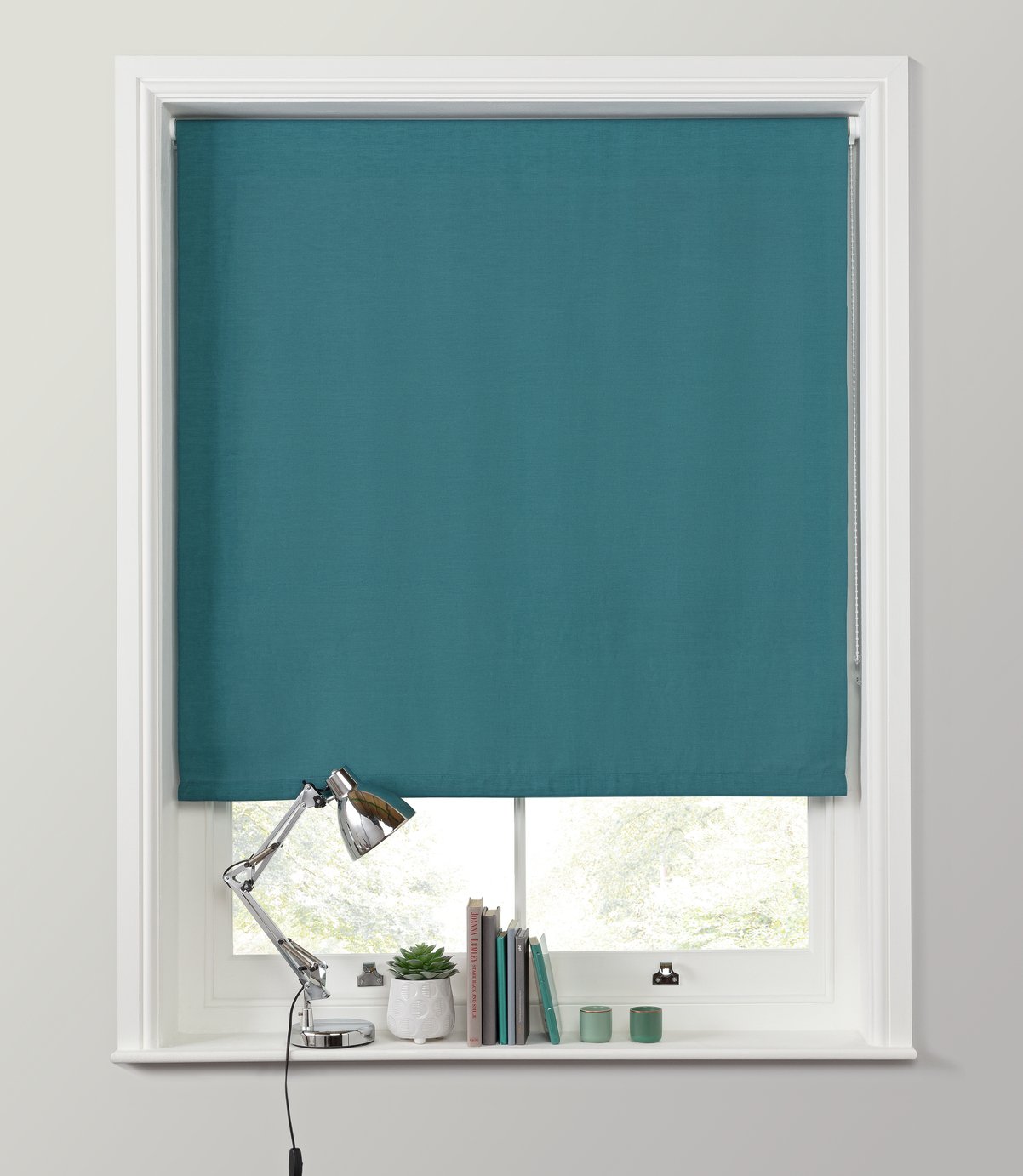 Argos Home Blackout Roller Blind - 3ft - Teal