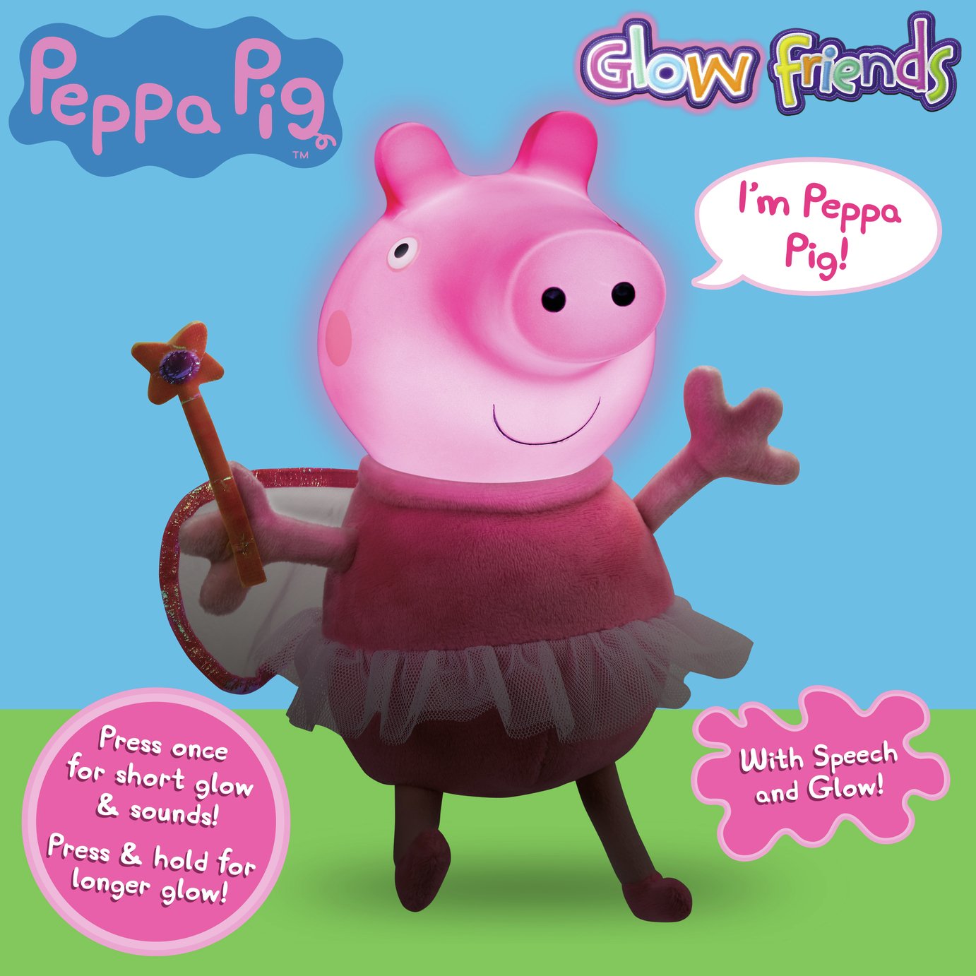 peppa pig glow friends argos