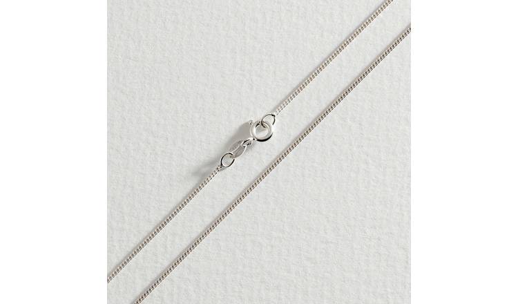 Buy Revere Sterling Silver Fine Curb 20 Inch Chain | Womens necklaces ...