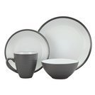 Buy Argos Home 16 Piece Ribbed Stoneware Dinner Set - Grey | Dinnerware ...