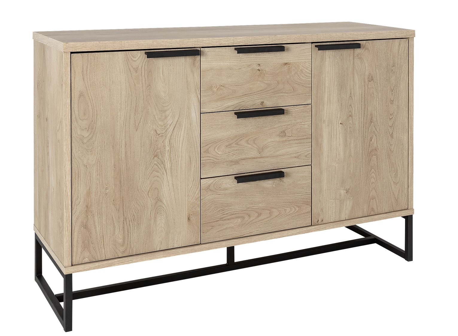 Argos Home Nomad 2 Door 3 Drawer Sideboard -Light Oak Effect