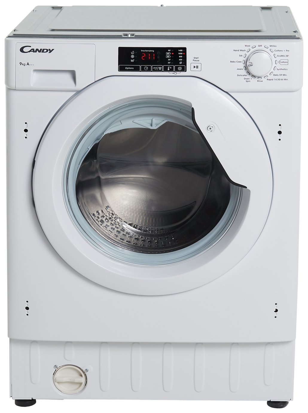 Candy CBWM 916D 9KG 1600 Spin Integrated Washing Machine