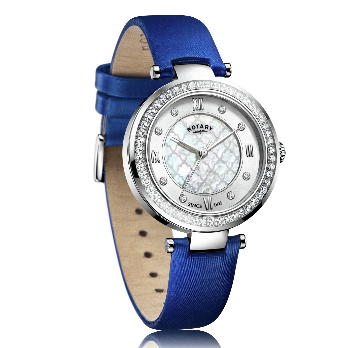 Rotary Ladies Royal Blue Satin Strap Watch Review