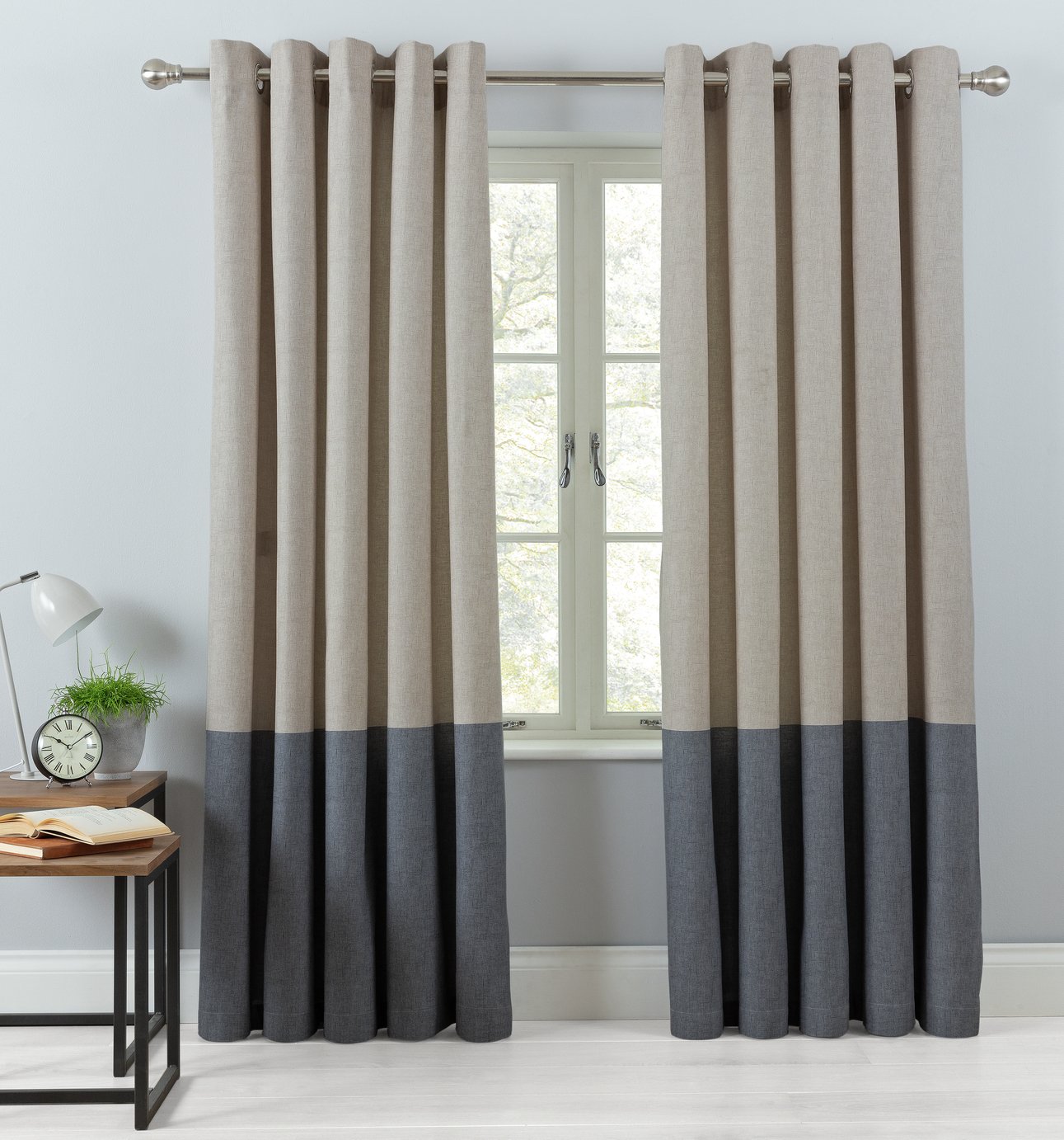 Argos Home Printed Border Lined Eyelet Curtains Review