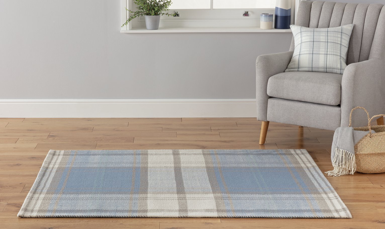 Argos Home Classic Wool Checked Rug Review