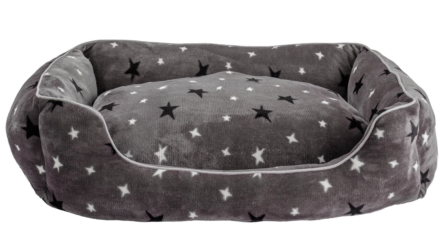 Stars Plush Square Bed - Extra Large