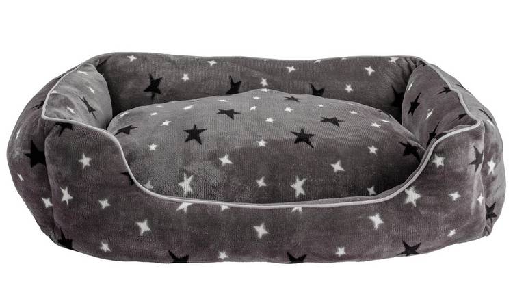 Buy Stars Plush Square Bed Extra Large Dog beds Argos