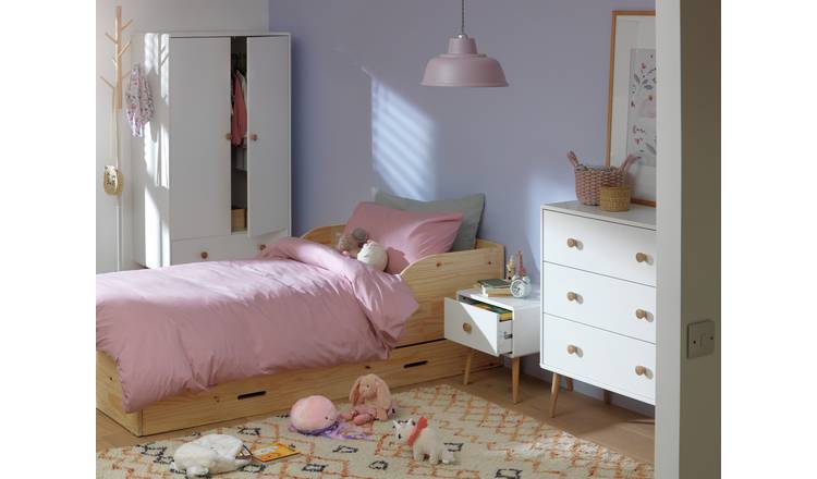 Buy Argos Home Bodie 3 Piece 2 Door 1 Drawer Wardrobe Set White Kids Bedroom Furniture Sets Argos