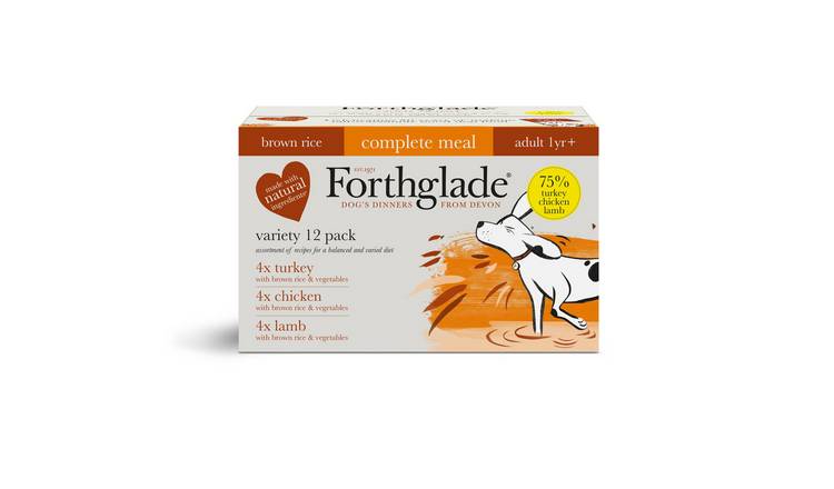 Forthglade Original with Brown Rice Dog Food 12x395g