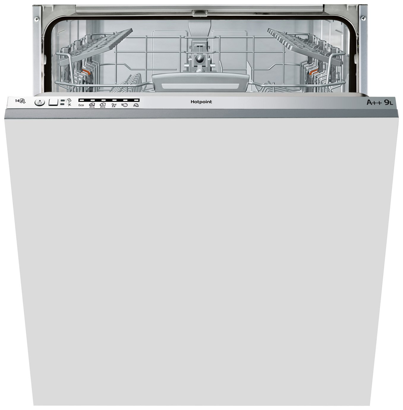Hotpoint LTB6M126 Full Size Integrated Dishwasher - Graphite