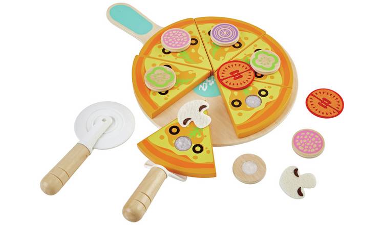 Number 1 in Gadgets 11 Piece Pizza Set for Kids; Play Food Toy Set; Great  for a Pretend Pizza Party; Fast Food Cooking and Cutting Play Set Toy.