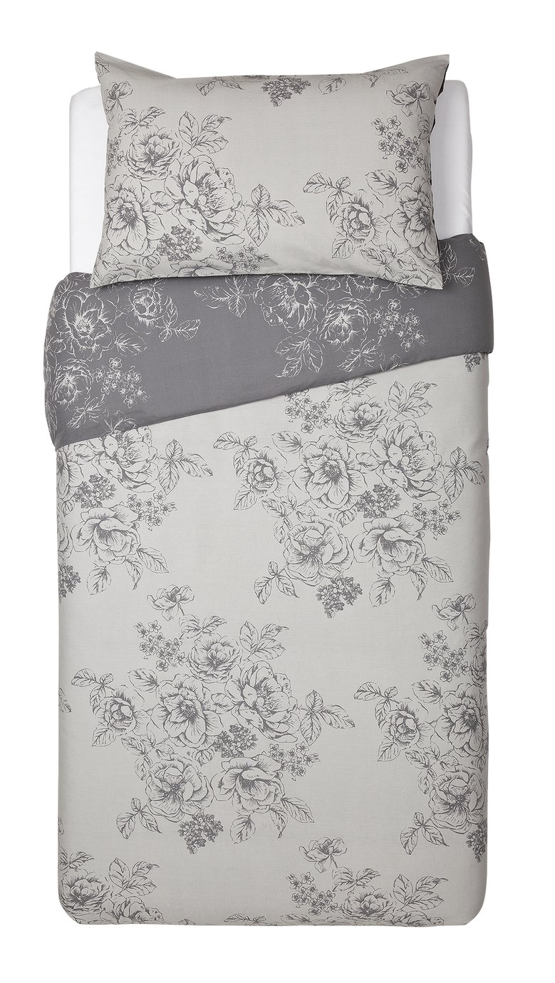 argos single duvet and pillow set