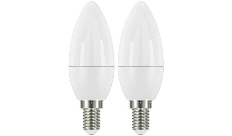 Argos Home 5W LED SES Frosted Candle Light Bulb - 2 Pack