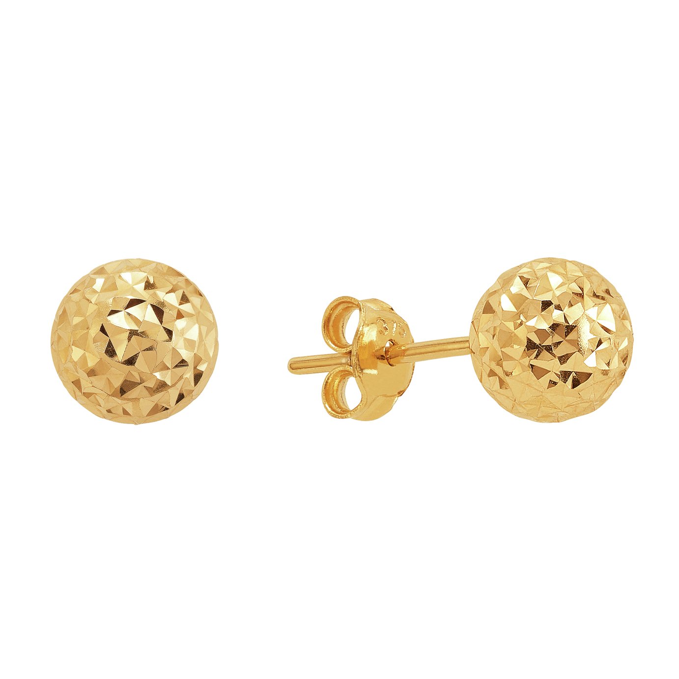 Buy Revere 9ct Gold Ball Stud Earrings 