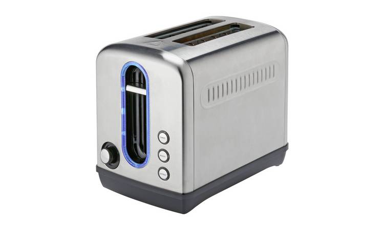 Buy Cookworks Illuminated 2 Slice Toaster Brushed S Steel Toasters Argos