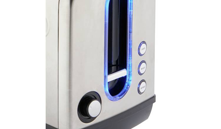 Buy Cookworks 2 Slice Toaster - Brushed Stainless Steel | Toasters | Argos