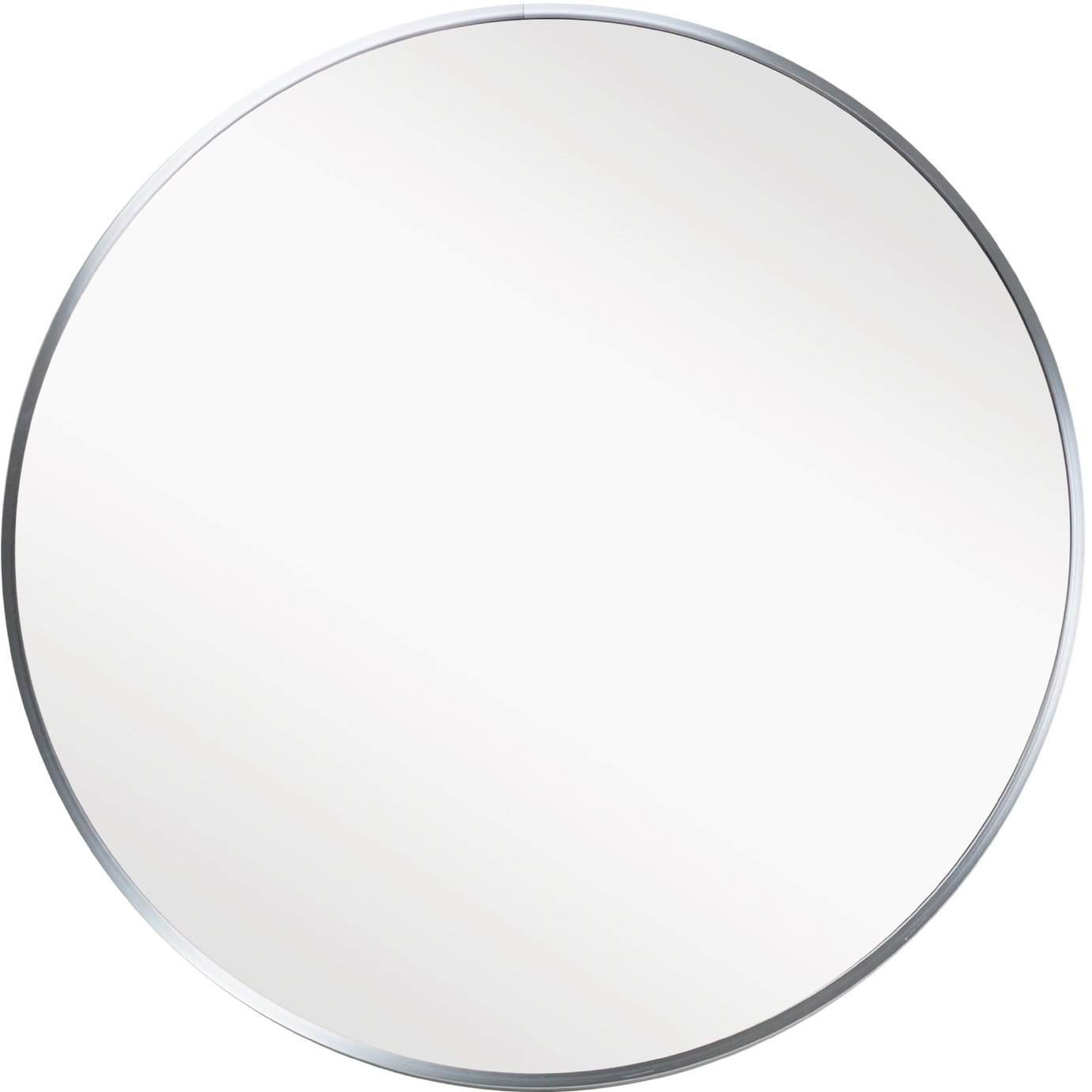 Habitat Round Metal Mirror - Silver
