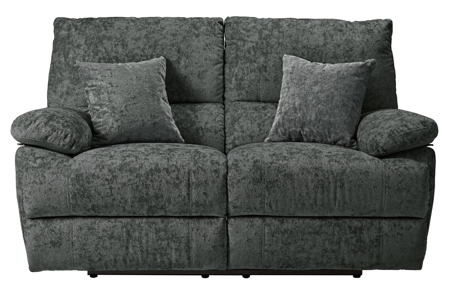 Argos Home Carmilla 2 Seater Fabric Recliner Sofa - Charcoal