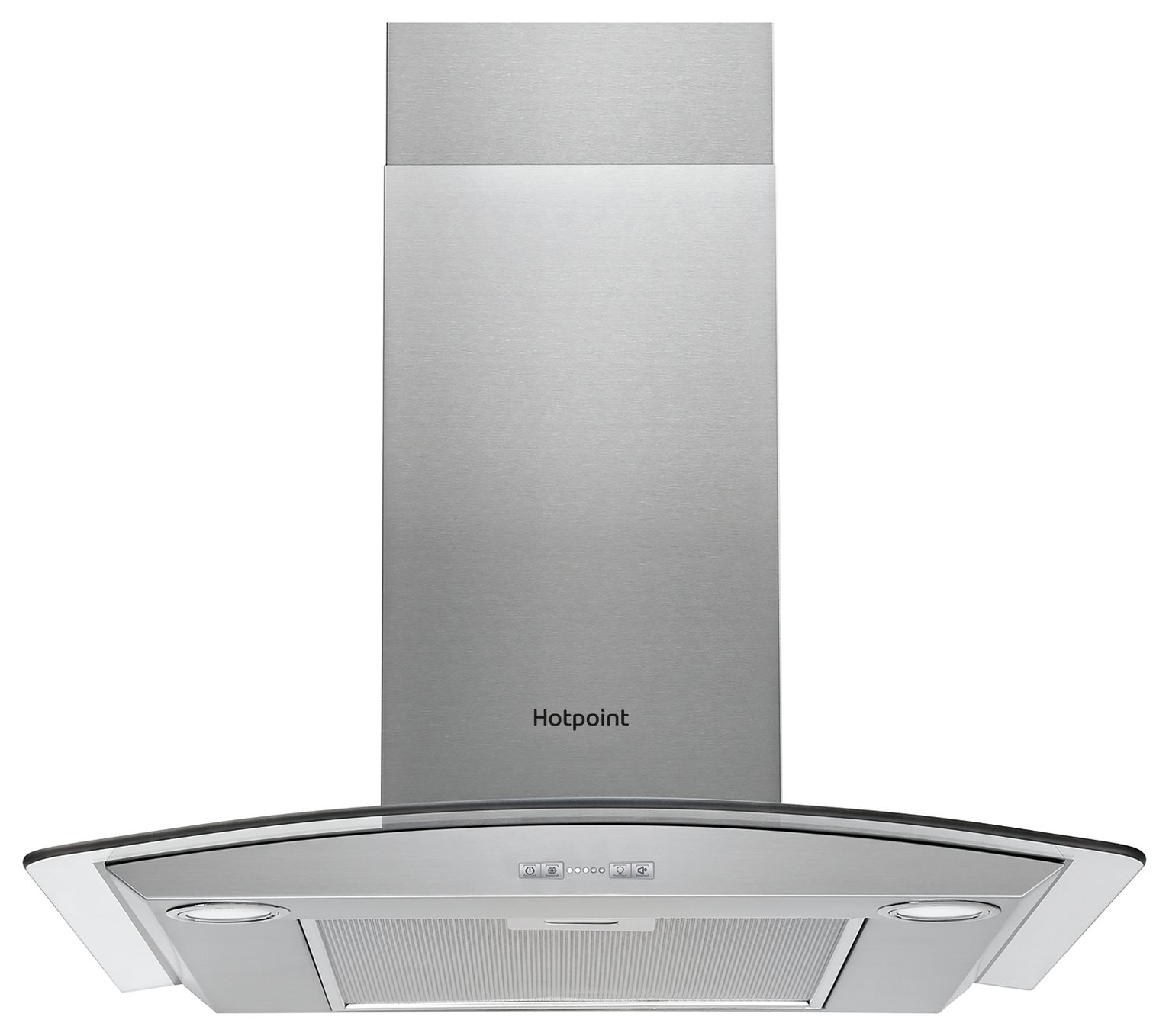 Hotpoint PHGC6.4 FLMX 60cm Cooker Hood - Stainless Steel