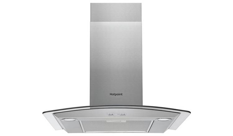 Hotpoint PHGC6.4 FLMX 60cm Cooker Hood - Stainless Steel