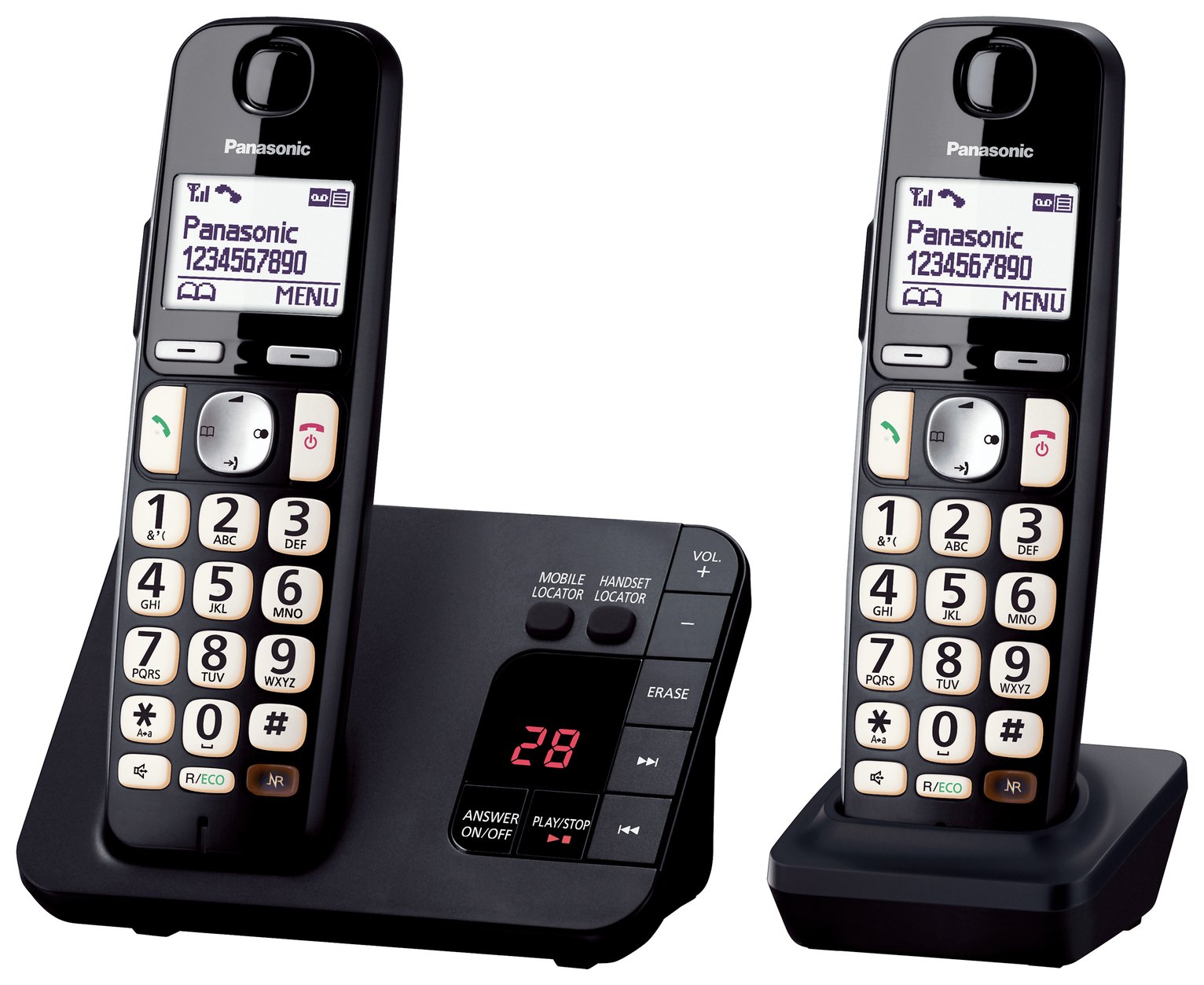 Panasonic KX-TGE722EB Easy Use Cordless Telephone Review