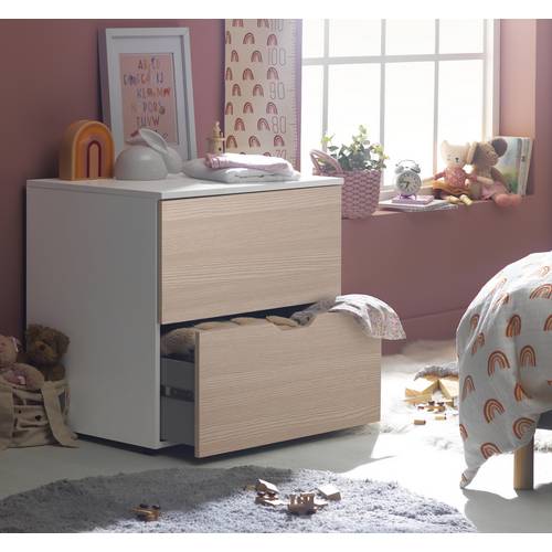 Buy Argos Home Pod Acacia 2 Drawer Low Chest Of Drawers Kids Chest Of Drawers Argos