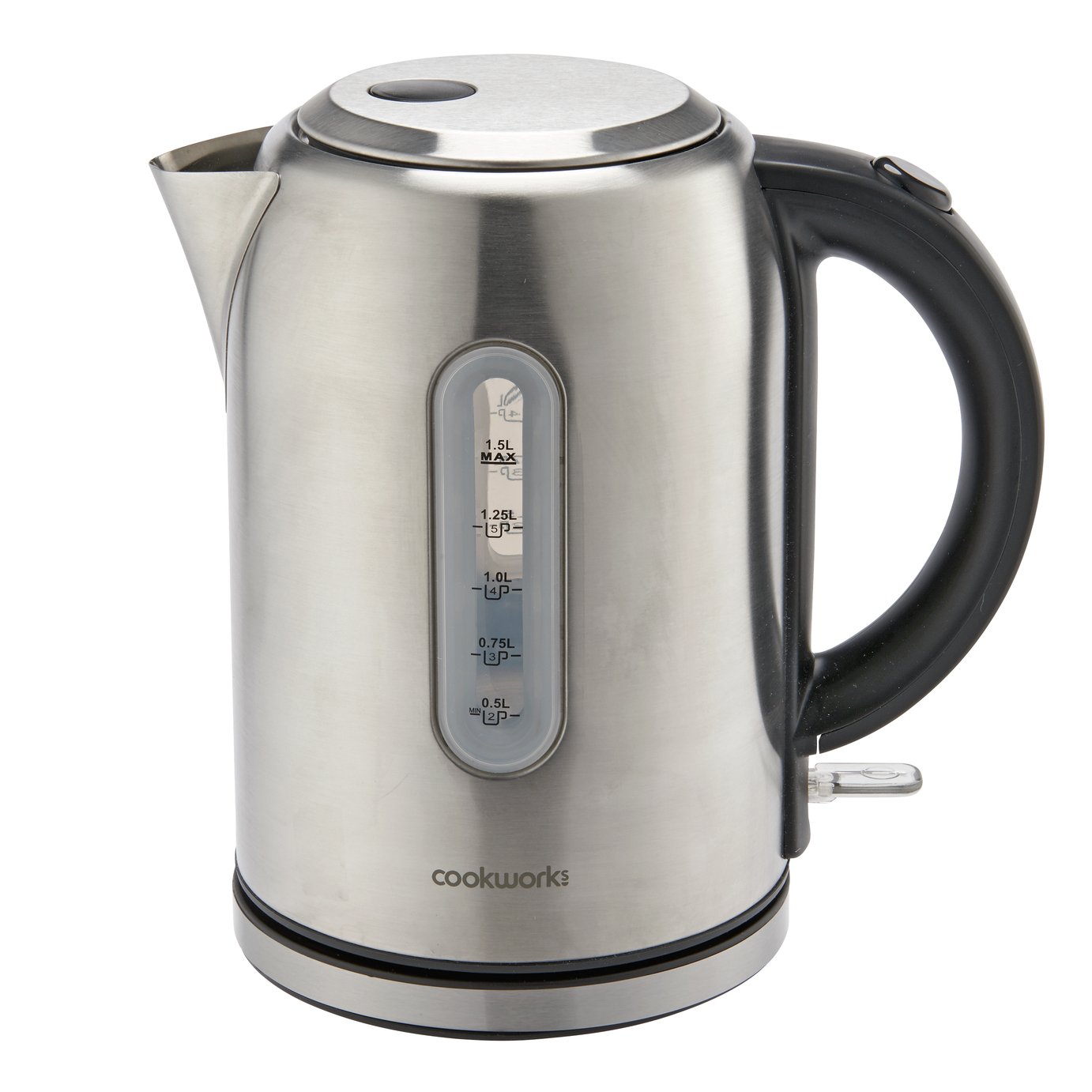 argos silver kettle