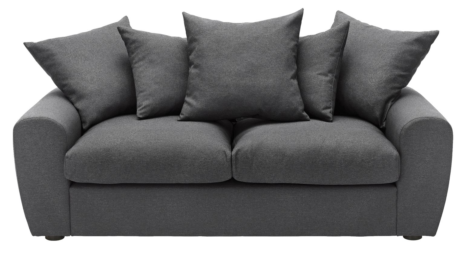 Argos Home Billow 3 Seater Fabric Sofa - Grey