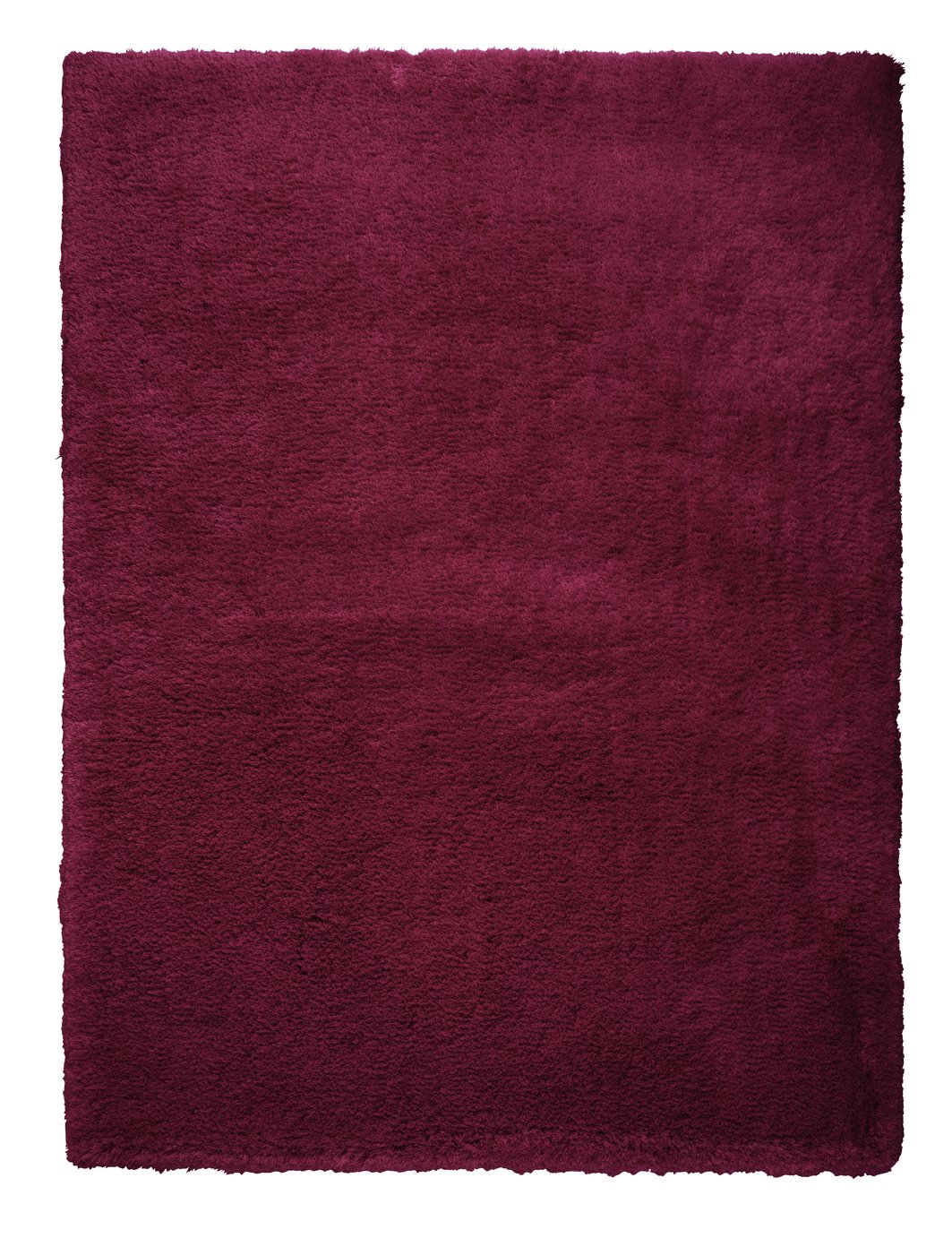 Argos Home Snuggle Shaggy Rug - 120x160cm - Berry Red