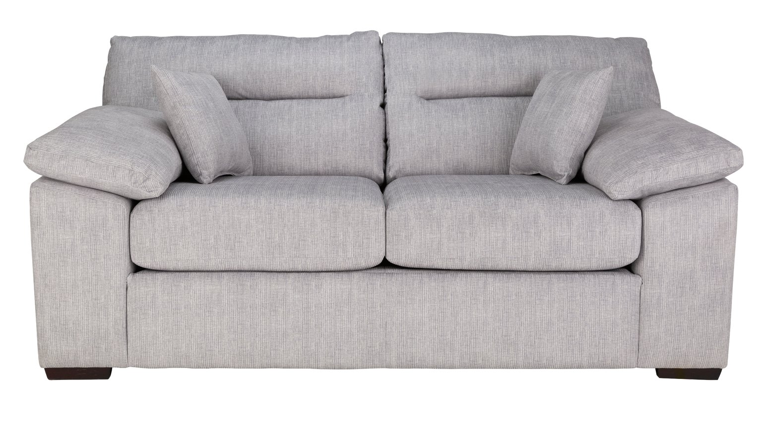 Argos Home Donavan 2 Seater Fabric Sofa Bed - Silver