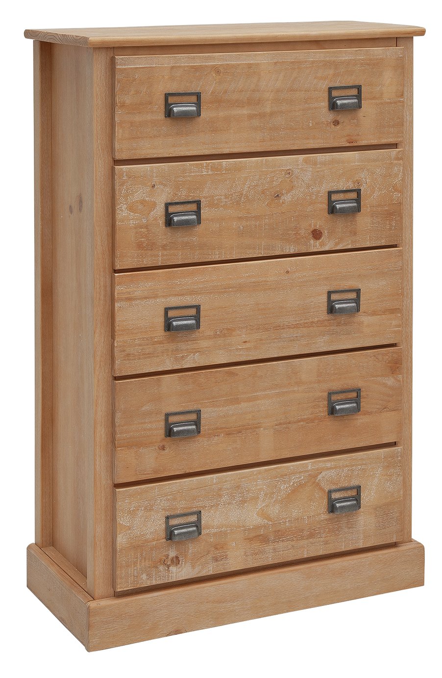 Argos Home Drury Light Pine 5 Drawer Chest