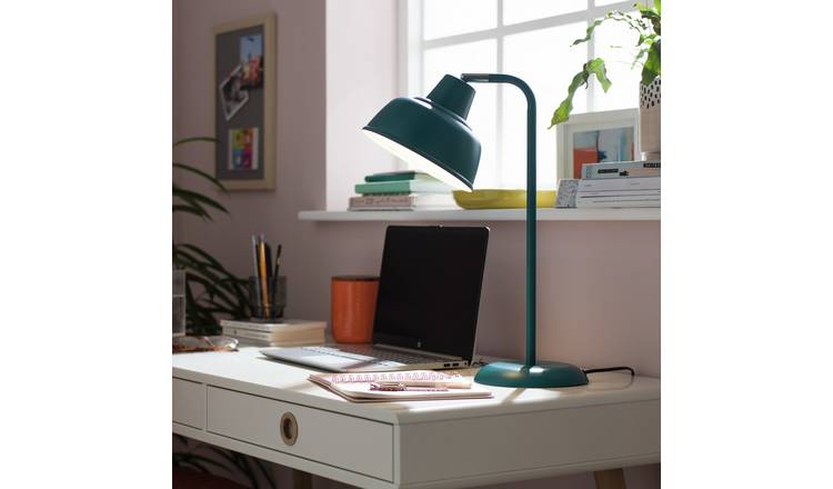 Buy Habitat Benson Table Lamp - Blue | Table lamps | Habitat
