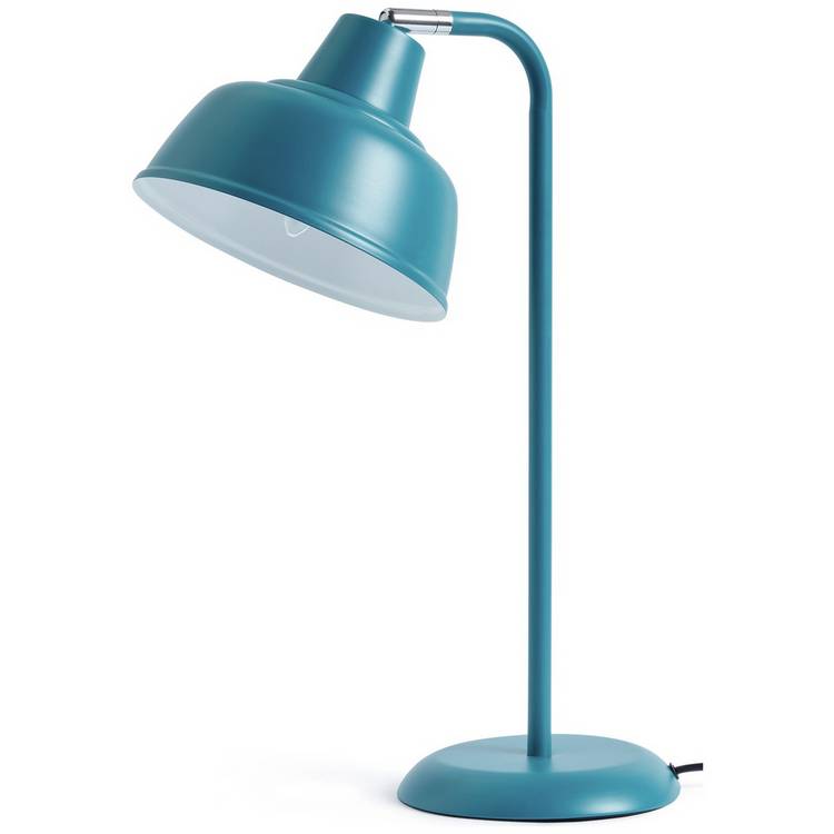 Habitat Benson Steel LED Table Lamp - Blue 0